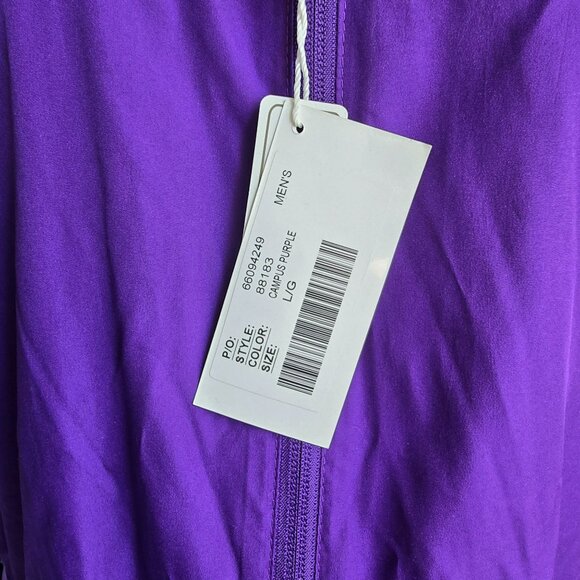 Mens Purple NFL Draft 2022 Lightweight Jacket Large Water Resistant JJ3859 - Picture 3 of 12